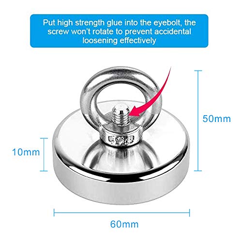 Anpro-Round-Neodymium-Eyebolt-Fishing-Magnet-with-66ft-Red-Rope-Super-Power-N52-Pulling-Force-330LB150KG-Perfect-for-Magnet-Fishing-and-Salvage-in-River