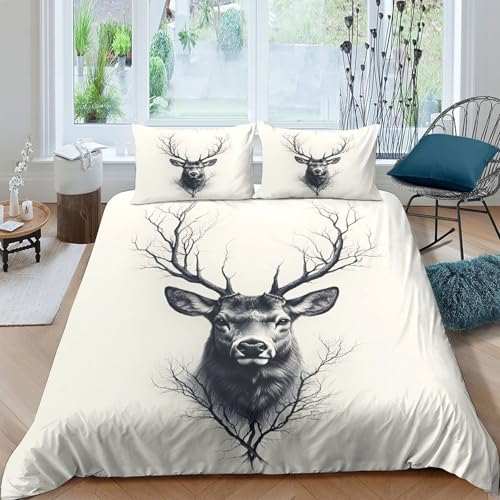 Parure de lit fléchettes 260x220 cm avec housse de couette microfibre 3D - 4