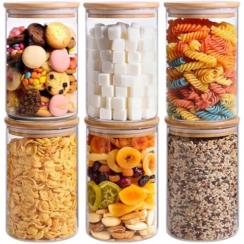 ComSaf 32oz Glass Storage Containers Cover