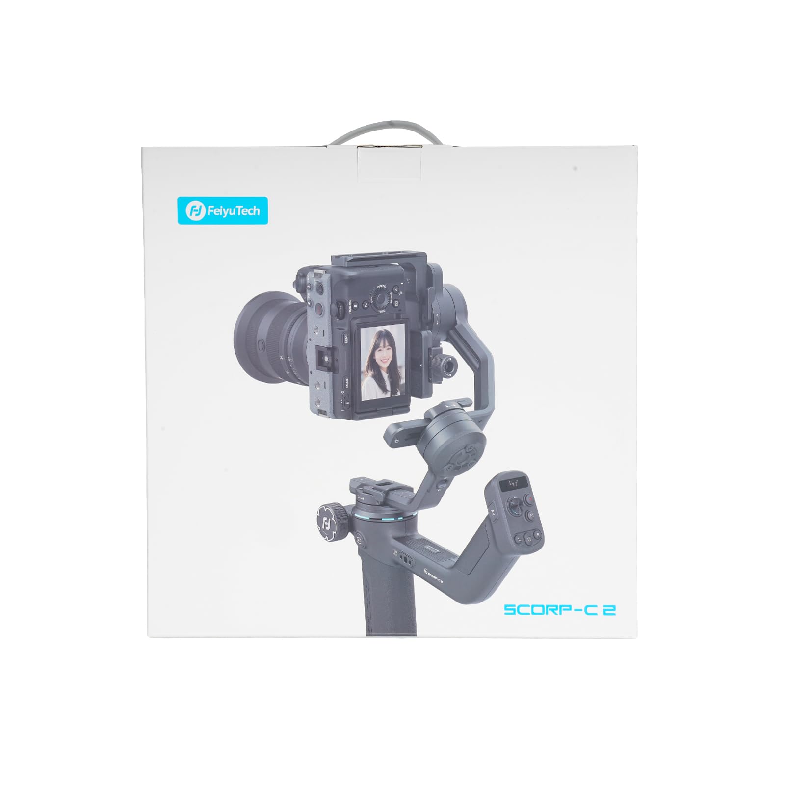 FeiyuTech SCORP-C2 Gimbal Stabilizer DSLR and Mirrorless Camera, Camera Gimbal with Built-in AI Tracking, Native Vertical Shooting, 3.5kg/7.72lbs Payload for Canon/Sony/Panasonic/Nikon/Fujifilm