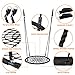 SUPER DEAL 40'' Spider Web Tree Swing Round Net Swing Platform Rope Swing Set for Kids Adult, 71