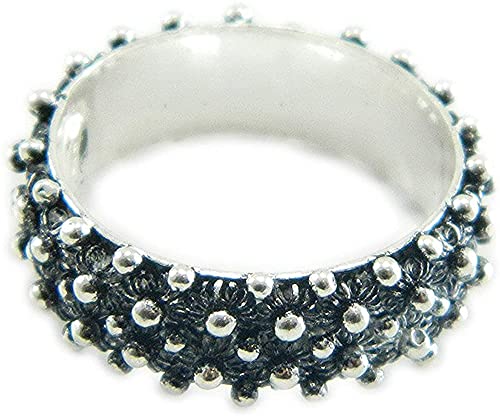 Bague en argent bruni 925 alliance sarde à porter au quotidien avec élégance
