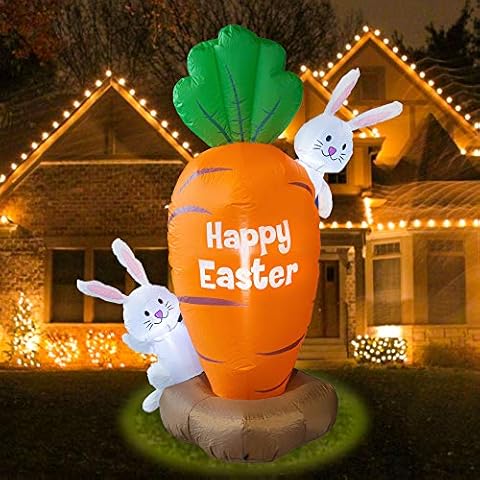 FUNPENY Inflatable Easter Decoration with LED Lights Cover