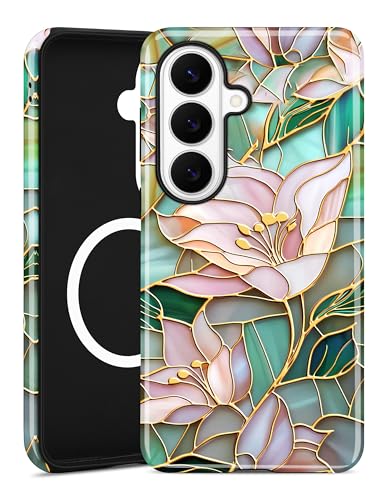Coque Samsung S26 Plus fleur de lys, l'accessoire MagSafe de votre quotidien chic