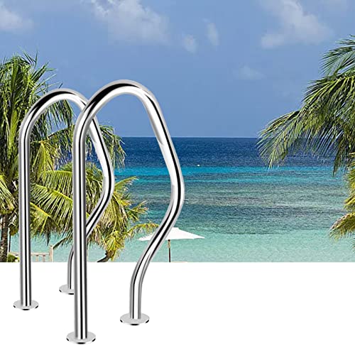 Barandal para piscina de acero inoxidable 304 miniatura 1