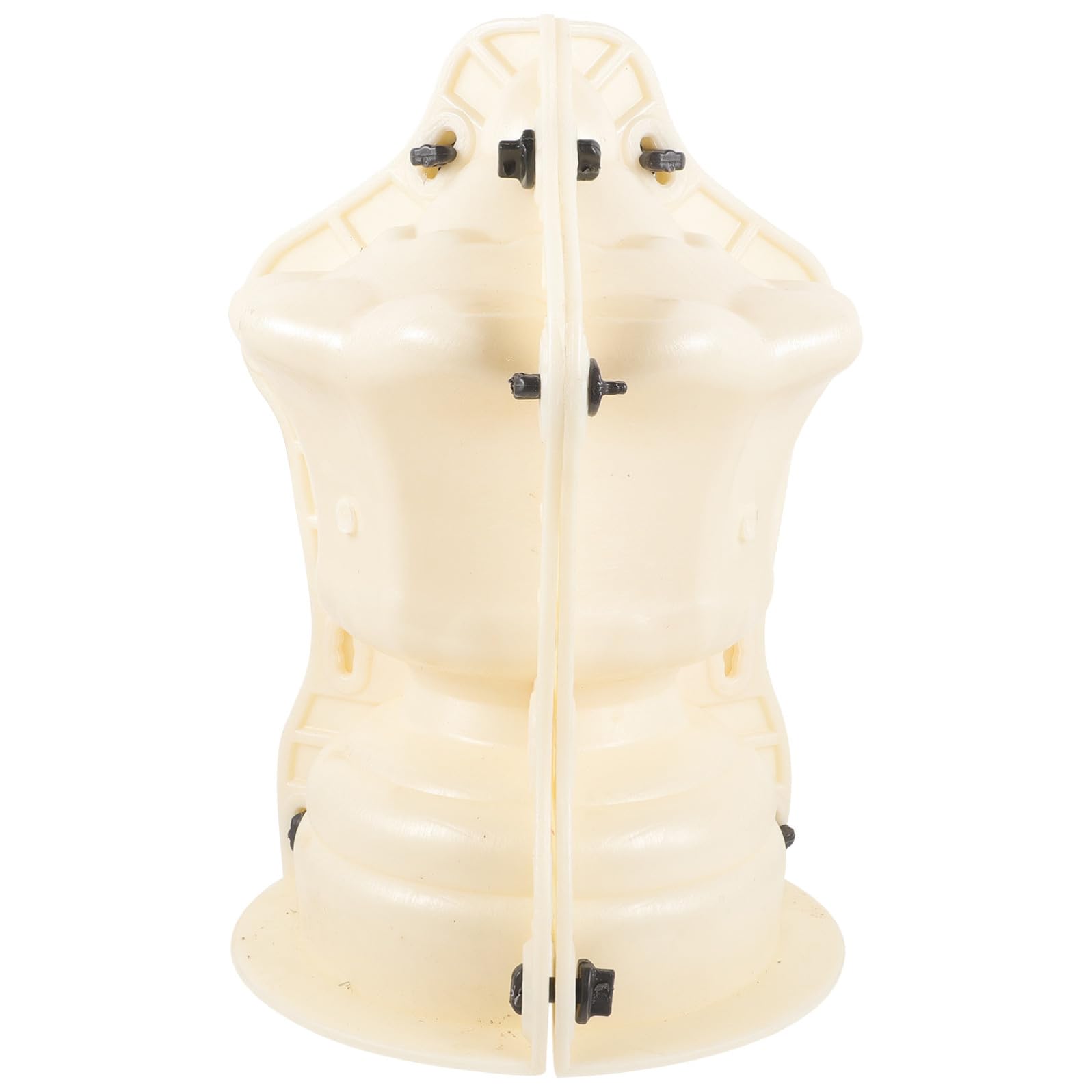 INOOMP Stampo per Colonna Romana in Plastica Beige Leggera senza Bave, Modello Sfera per Decorazione Balcone e Giardino, per Appassionati di Fai-da-te
