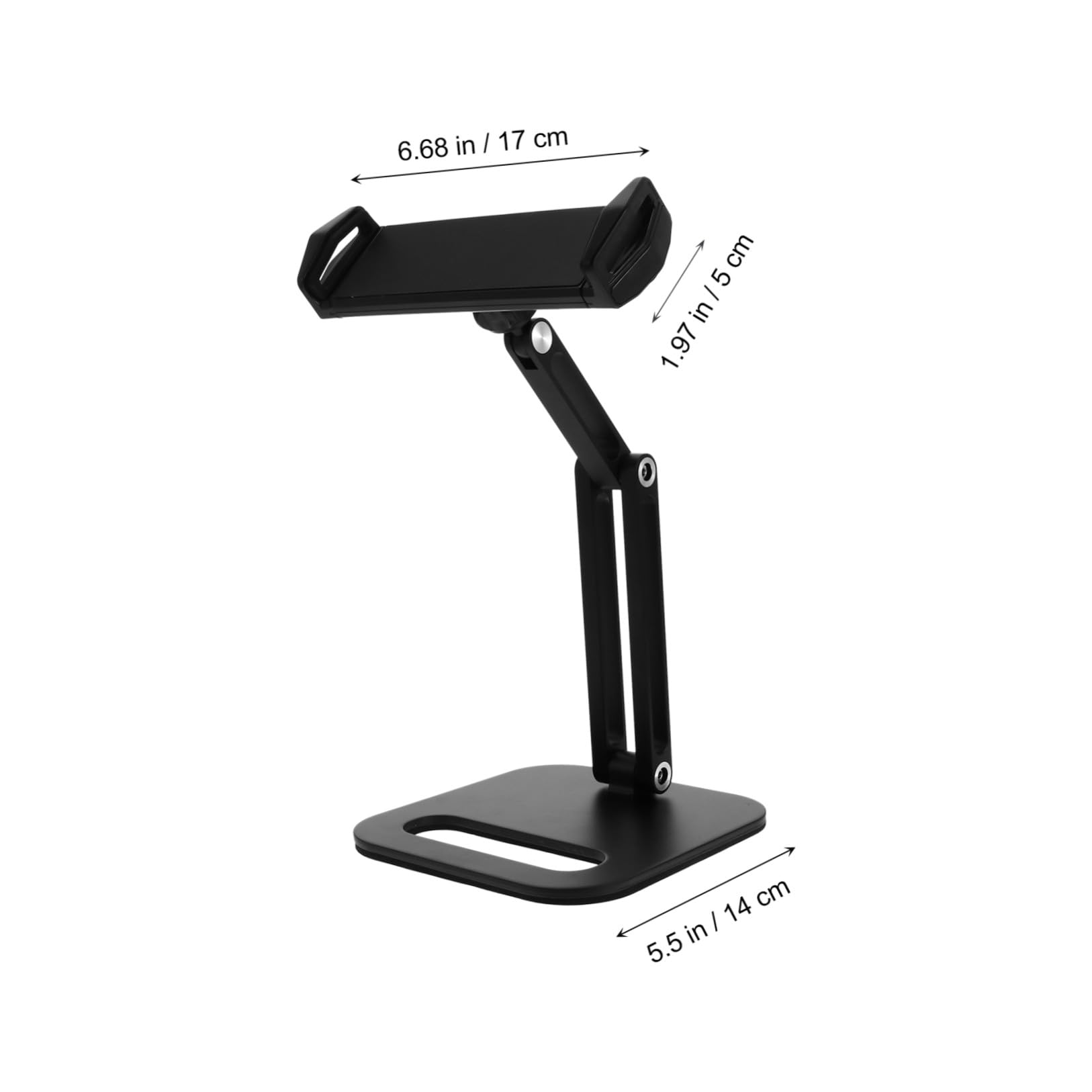 VILLCASE Soporte Ajustable para Móvil y Tablet con Diseño Antideslizante Estable Soporte De Escritorio Plegable para Transmisiones y Visualización Cómoda