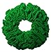 36pc Bulk Cotton Scrunchies by the Color, wholesale scrunchie pack, team color scrunchy hair tie packs (Kelly Green)