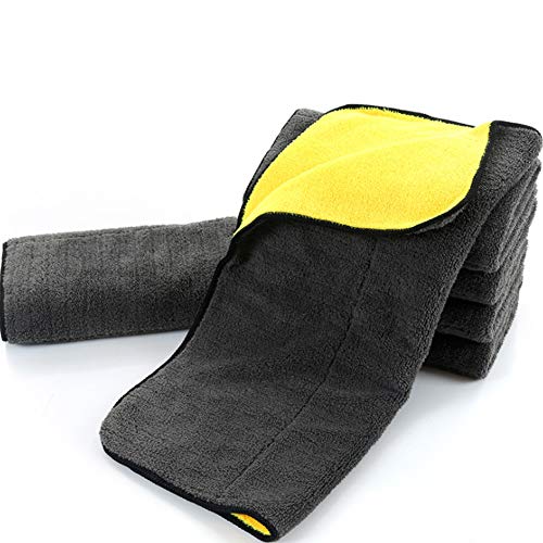 Chiffon de nettoyage Barista 30 x 40 cm en microfibre AlTaGru Coffee Tools, noir/jaune Cover
