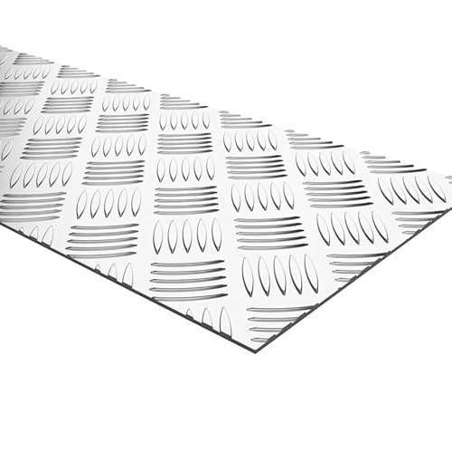 Checker Plate Sheet Metal Offcuts - Scrap Tread Chequer (Weight : 10KG)