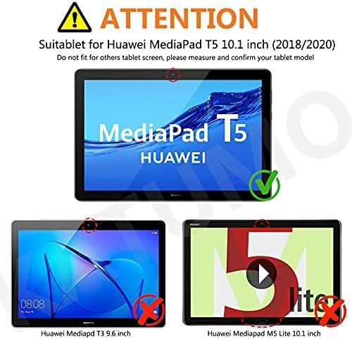 [2 Pack] KATUMO Screen Protector for Huawei Mediapad T5 10.1 inch Tempered Glass Film Protective Screen for Mediapad T5 10