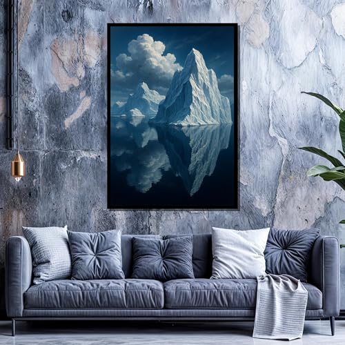 Toile Géants silencieux 50x70cm pour créer un salon zen