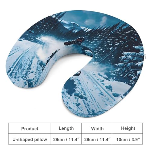 Almohada U de Espuma viscoelástica 30x25 cm Cervical miniatura 2