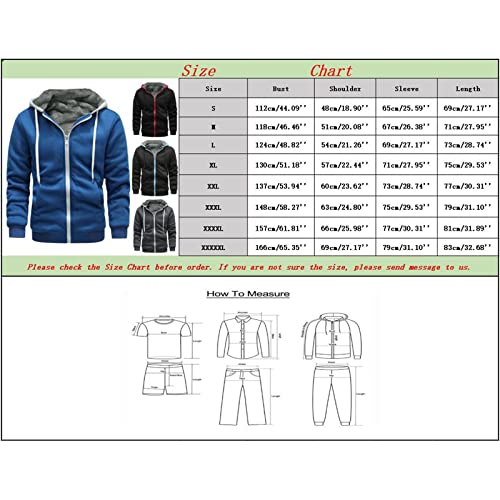 Veste polaire épaisse homme grande taille contre le froid gris - 3