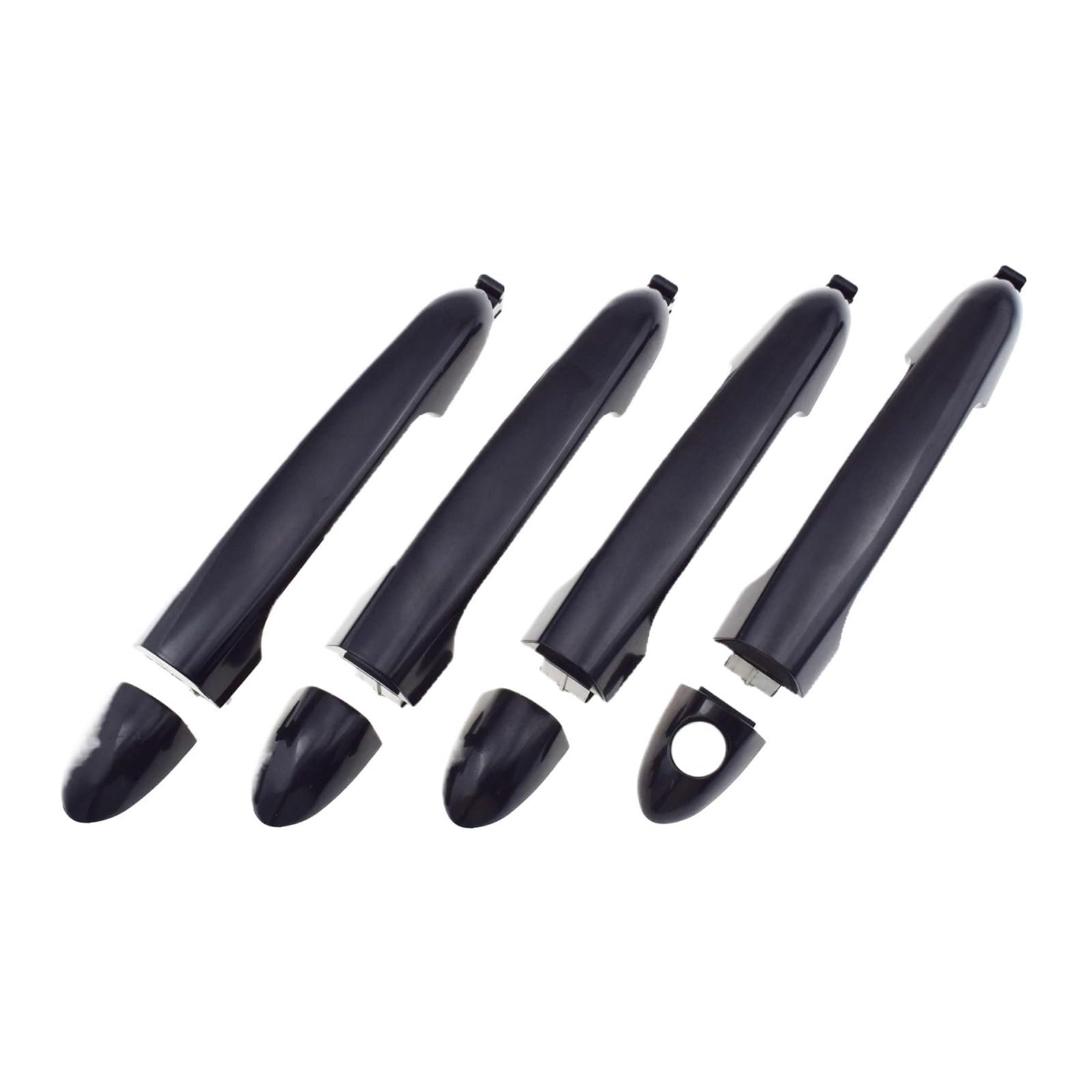 Pacsci A Set(4 Pcs) Car Outer Door Handle For Kia For Rio 82651-1W010 82652-1W010 82652-1W030 Exterior Door Handle(A Set(4 Pcs))