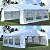 DELTA 20'x20' Budget PVC Party Tent,Outdoor Event Canopy,Wedding Tent,Backyard Garden Shelter Gazebo,Waterproof Top,Galvanized Steel