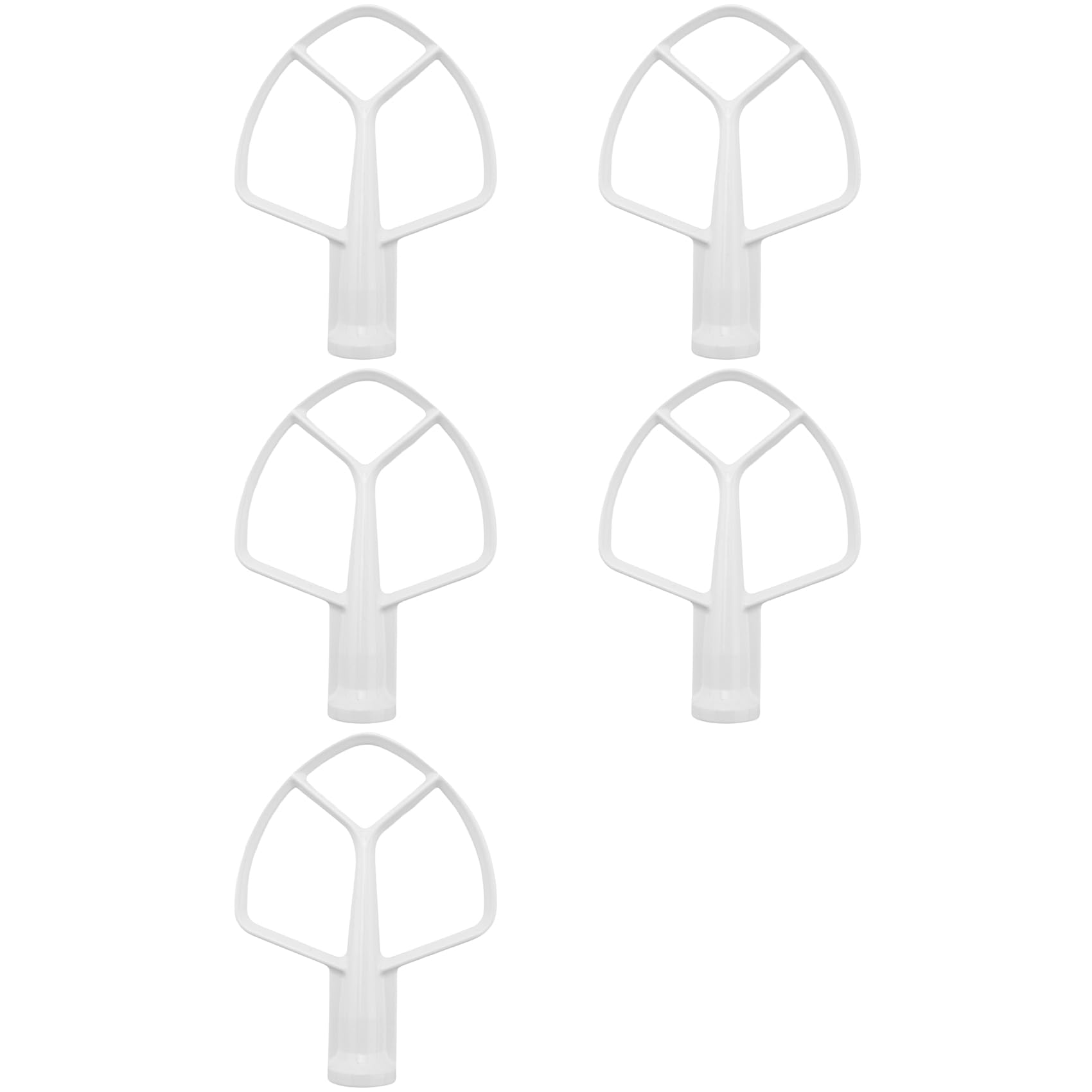 5X K5AB K5SS Frusta Piatta Rivestita per Miscelatore da Cucina, Sostituzione per Miscelatore W10807813,9707670 Accessori