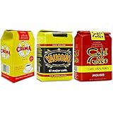 Yaucono, Cafe Crema, and Cafe Rico Ground Coffee from Puerto Rico Variety, 14 Ounce (Pack of 3)