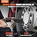VEVOR Torque Multiplier, 1 Inch Drive Lug Nut Wrench/Multiplier Heavy Duty Torque Multiplier Wrench Set, 1:64 6,800N.m Lug Nut Remover, Includes 4 Sockets (21-41mm) and Storage Case