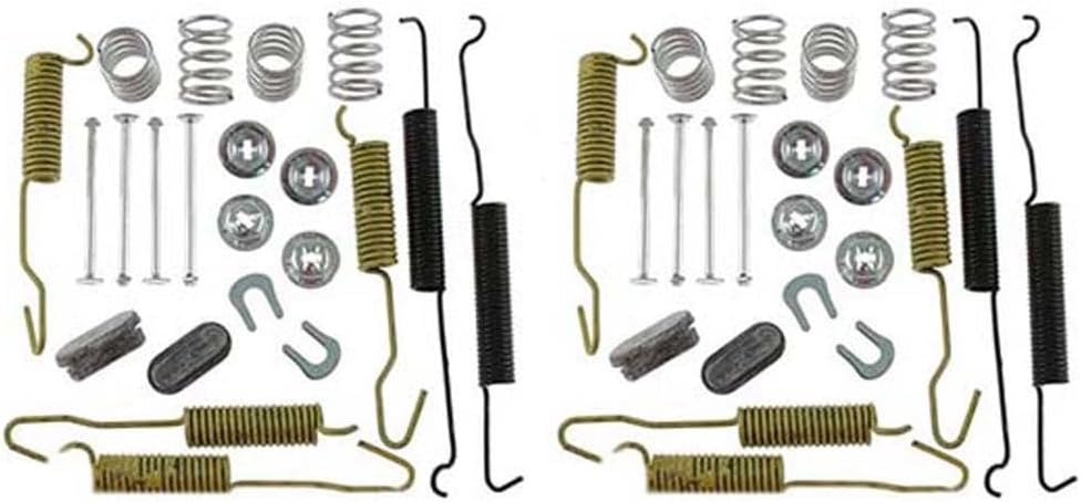 2x Front and Rear Drum Brake Hardware Kit Replacement fits Plymouth Duster 1976 5.2L 5.9L, fits Dodge Dart 1976 3.7L 5.2L
