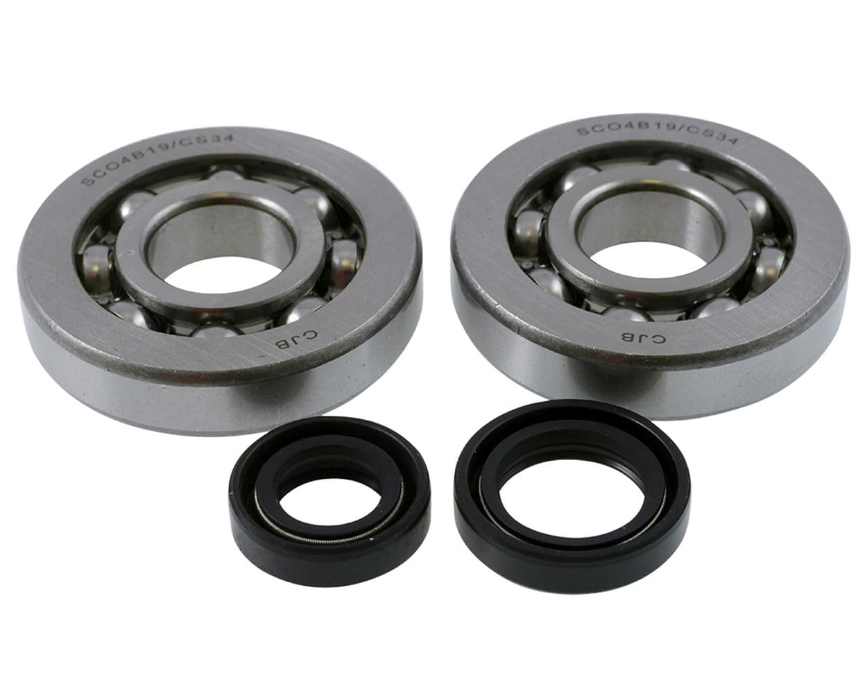 2EXTREME kit paliers vilebrequin scooter compatible avec Honda Bali SFX SXR | Jeu de 2 roulements à billes à gorge profonde SCO4B19/CS34 et joints d’arbre; compatible avec Honda Sky, numéro 91005-GW3-961