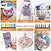 Betem 24 Colors Dual Tip Acrylic Paint Pens Markers, Premium Water-Based Acrylic Paint Markers for Fabric, Rock, Wood, Glass, Paper, Canvas, Ceramic, Fabric Paint Markers DIY Crafts Art Supplies Kit
