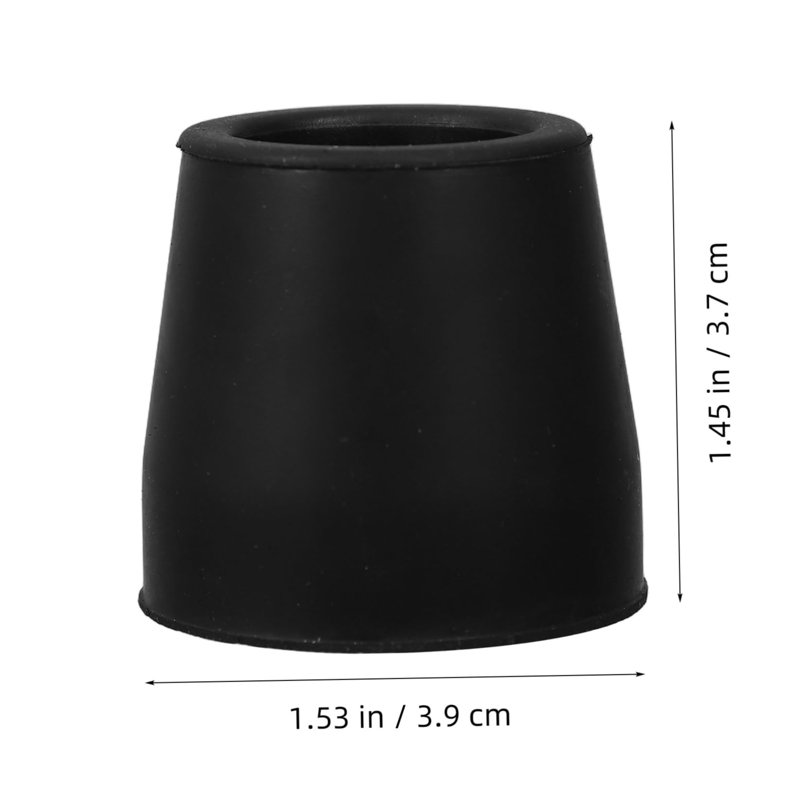 DECOMELODY Leg Caps 4 Pack Non Slip Rubber Foot Covers for Furniture Chair Leg Covers