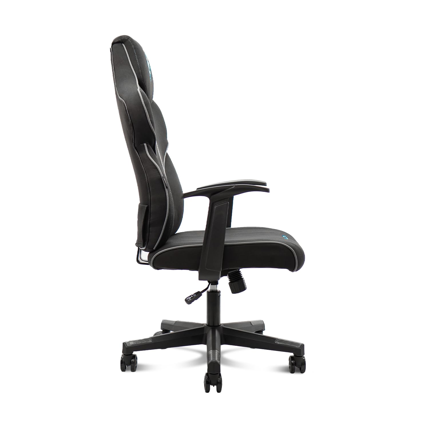 Woxter Stinger Station Alien Titanium - Silla Gaming Oficina (Gamer, Eje Acero, Levantamiento por pistón, Tela Transpirable, Ergonómica, Reposabrazos, Altura Ajustable)