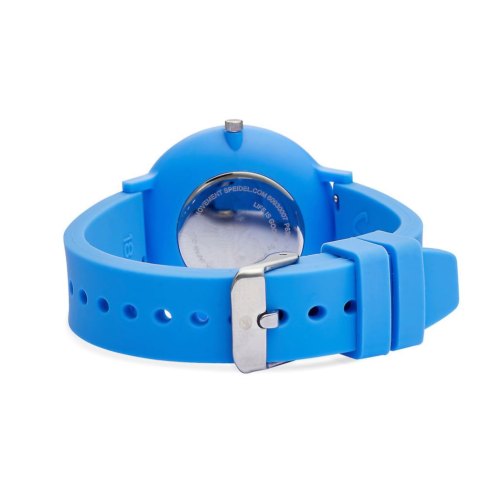 Speidel Life is Good 40mm Watch, Comfortable Silicone Strap, Lightweight Matte Case, Easy to Read Dial with Fun Graphic Designs, Casual Everyday Watch - 4