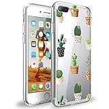 🌠 Protección increible-Funda de calidad. Protege perfectamente los bordes, esquinas y botoneras de tu iphone 7 Plus/iphone 8 Plus de caídas, polvo y golpes.lavables, resistentes, cumplen perfectamente su función