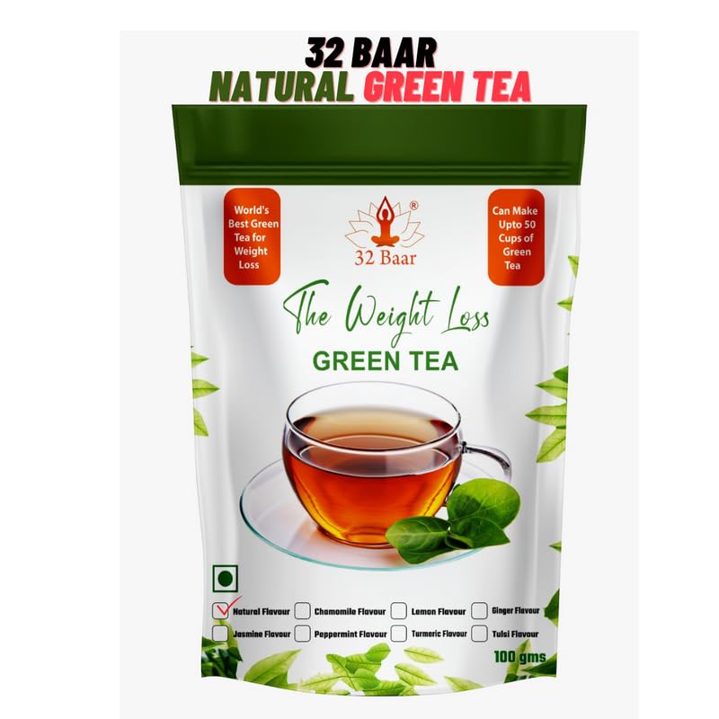 32 Baar Natural Green Tea, Powder, 100 Gm (B0CKF4VGTT) Amazon Price History, Amazon Price Tracker