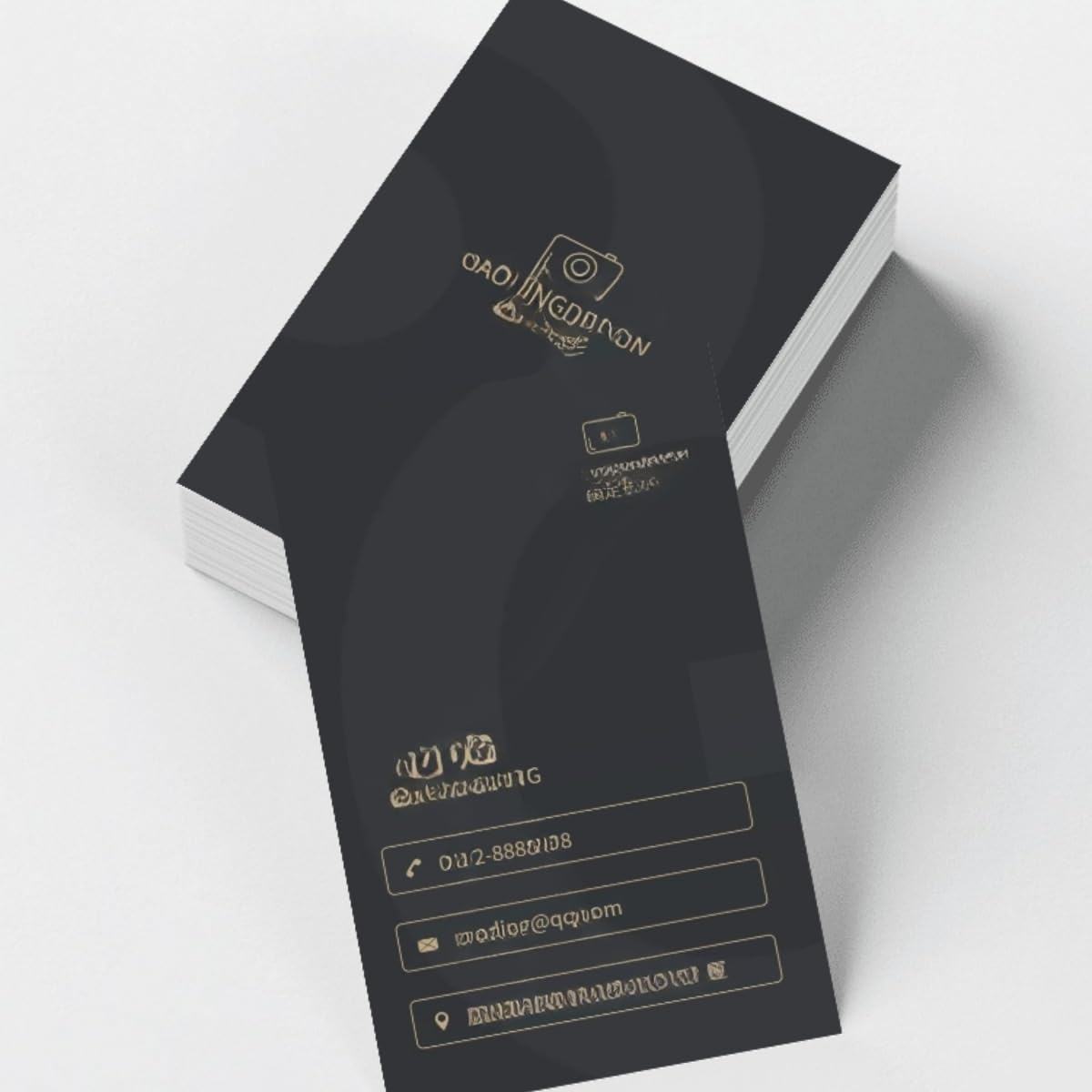 Custom Vertical Business Cards with Personalized Images & Designs, Pack of 200 for Various Professions