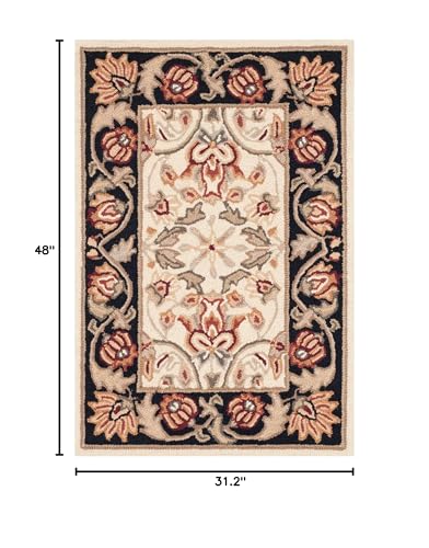 Tapete decorativo SAFAVIEH 2.6x4 pies poliéster miniatura 2