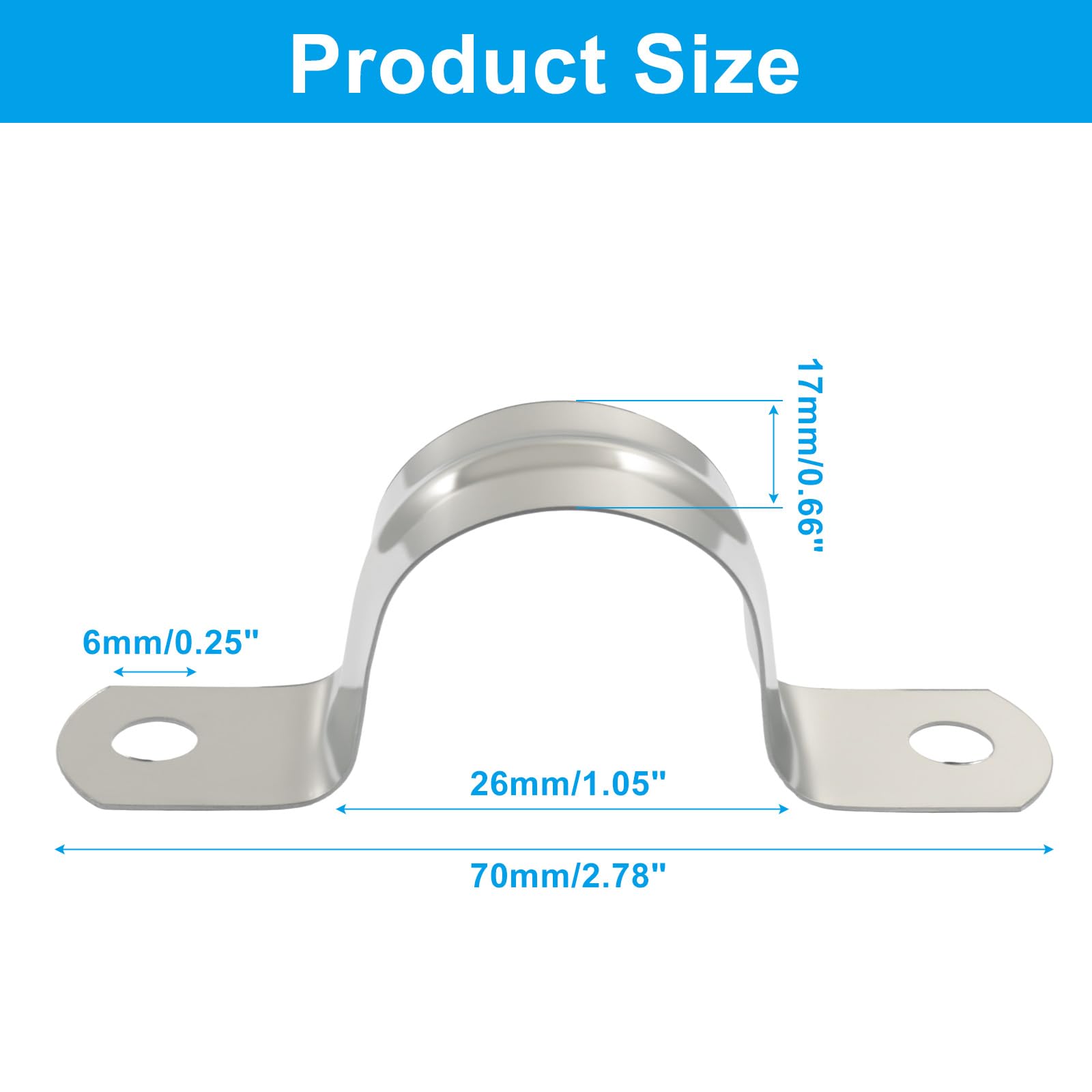 Lot de 30 sangles rigides renforcées de 2,5 cm