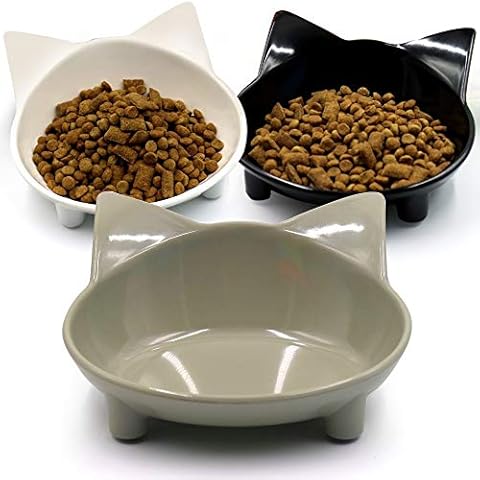 emlstyle cat bowls Anti-slip Multi-purpose Cat Food Bowl Pet Water Bowl Cat Feeding Bowls (3 Pack) Cover