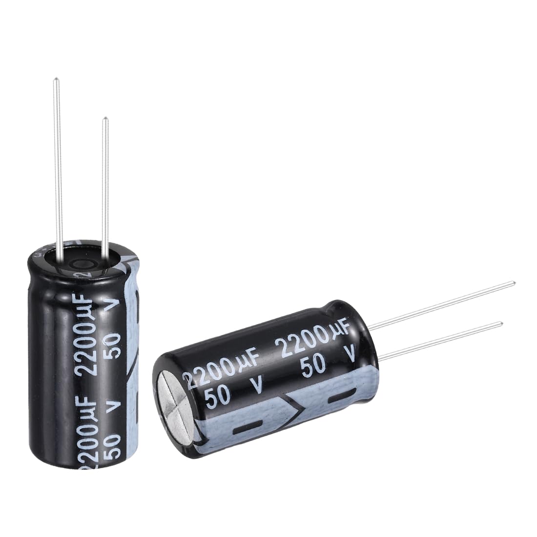 QUARKZMAN 2200uF 50 V 16 x 30 mm kondensator elektrolityczny, złącza promieniowe, kondensatory aluminiowe do telewizorów LCD monitora VCD 12 sztuk