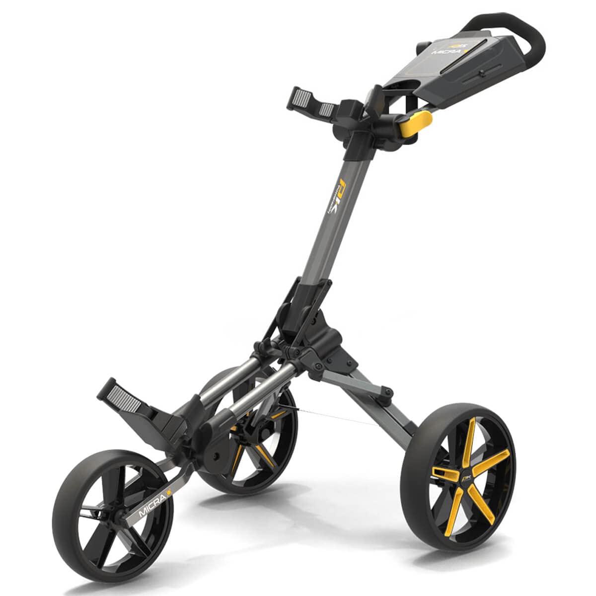 PowaKaddy Micra - Carrello da golf compatto, leggero, pieghevole, unisex