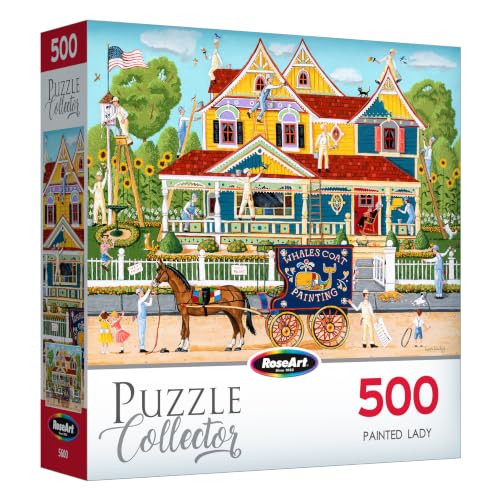 RoseArt - Puzzle Collector - Painted Lady - 500 Piece Jigsaw Puzzle for Adults - image 1