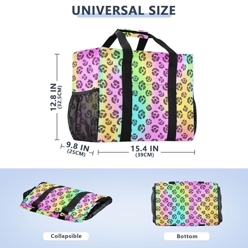 Sac de plage imperméable léopard grand format idéal pour vos vacances