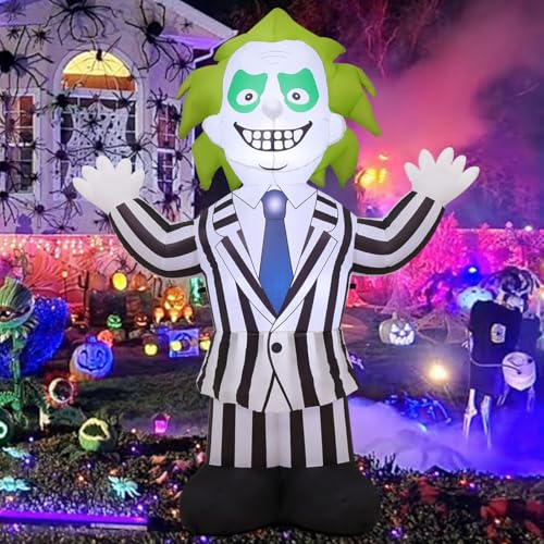 Aufblasbare Halloween-Horrorfigur mit LEDs, 1,8 m – Produktansicht 1