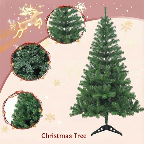 Image of CraftVatika Christmas Tree 6 feet for Xmas Party Decorations, X Mas Tree for Home Office Table Decor, Christmas Party Decoration Items, Merry Christmas Decoration Tree with Stand for Xmas Decoration