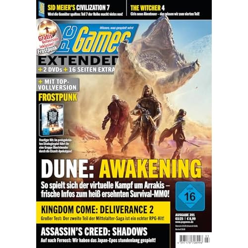 PC Games Extended 3/2025 "Dune: Awakening // DVD: Frostpunk "