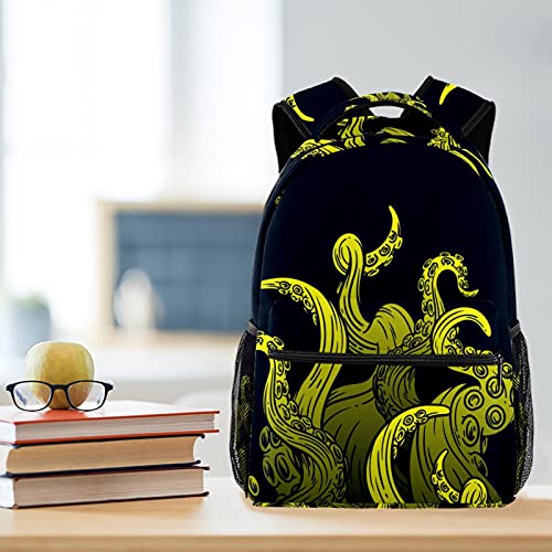 Sac à dos décontracté loup univers grand volume style multicolore - 6