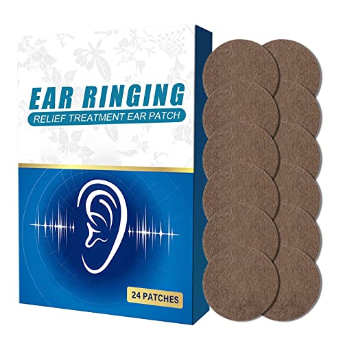 Tinnitus Relief For Ringing Ears, 24 Pcs Natural Herbal Formula Ear Ringing Relief Patches, Effectively Relieves Hearing Loss And Ear Pain #TOP7