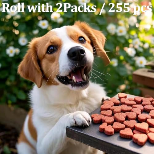 Image of 255-Cavity Mini Heart Shaped Silicone Molds for Chocolate, Candy, Wax Melts,Ice Cubes,Homemade Dog Training Treats, Heart Shaped Mini Dog Treat Mold (Pack of 1)
