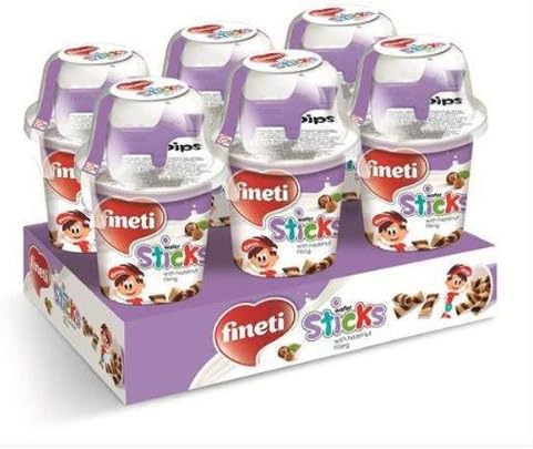Fineti Dips, Sticks and Hazelnut Spread, CASE (6 x 45g)