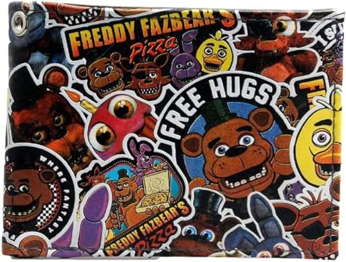 TCB Creations Freddys Horror Fazbear Themed Characters Themed Bifold Wallet