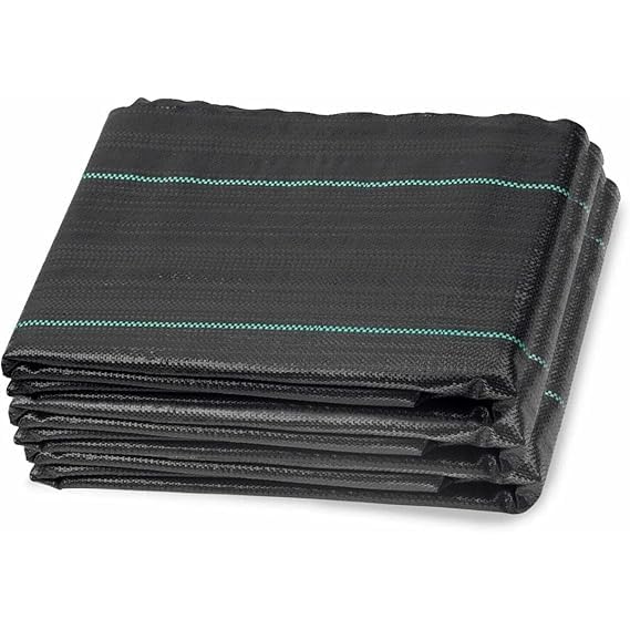 Weed Control Mat for Garden and Agriculture, Black,110 GSM,1.5 Meter X 10 Meter, UV Stabilised Ground Cover Fabric for Garden Landscape-image-9