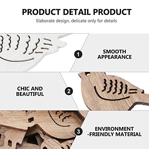 Buying Guide PRETYZOOM 100 Pcs Wooden Shapes Embellishments Animal