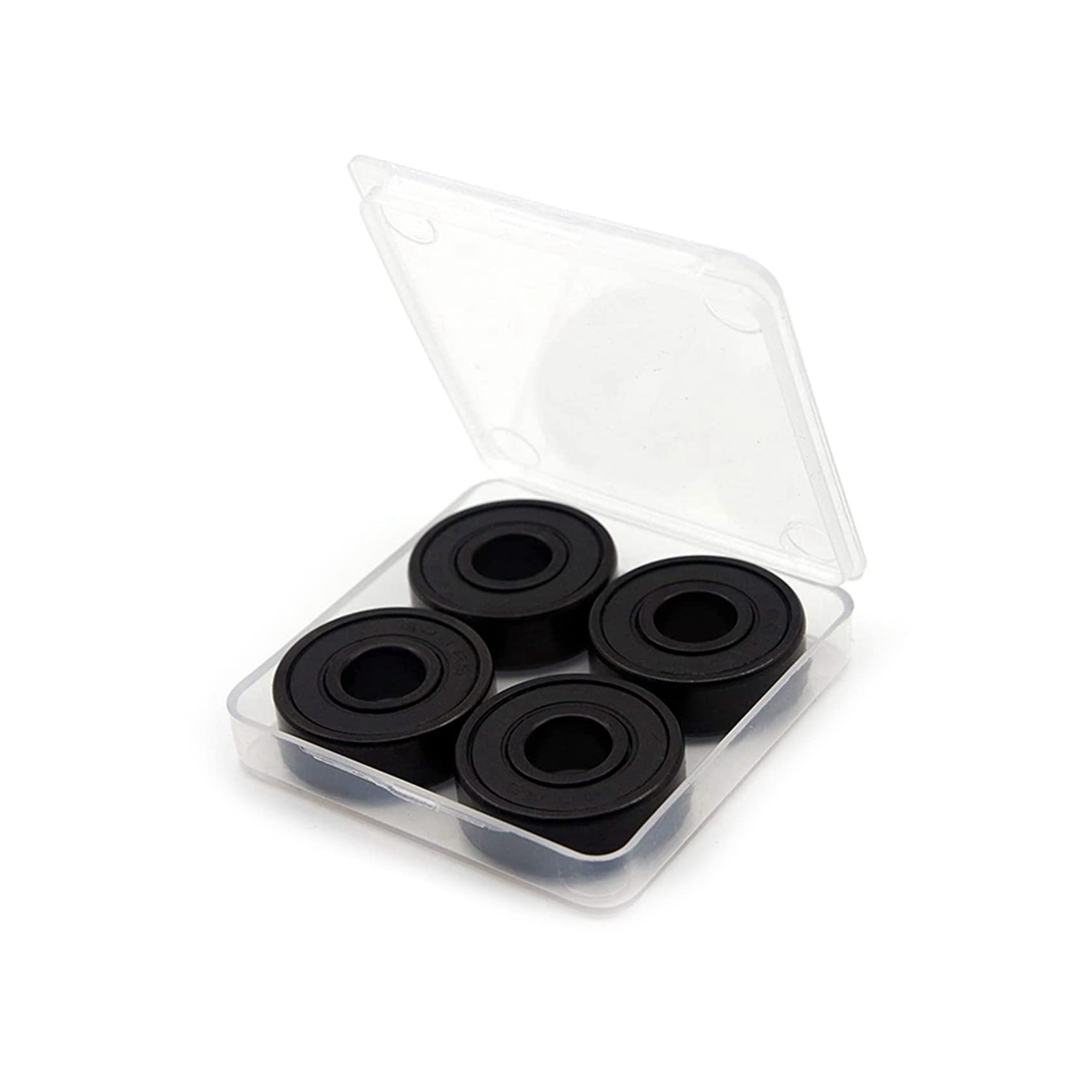 Lot de 32 roulements à vitesse 608RS Hybride Noir Céramique Roulement Skateboard Céramique Plastique Lumière Arc 608 Roulement